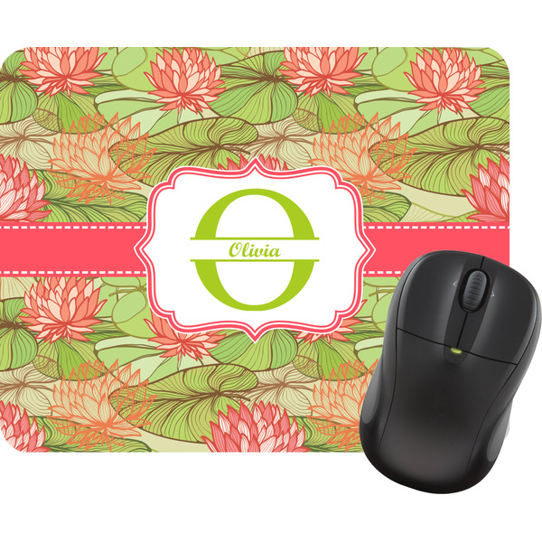 Custom Lily Pads Rectangular Mouse Pad (Personalized)