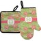 Lily Pads Oven Mitt & Pot Holder Set w/ Name and Initial