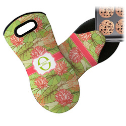 Lily Pads Neoprene Oven Mitt w/ Name and Initial