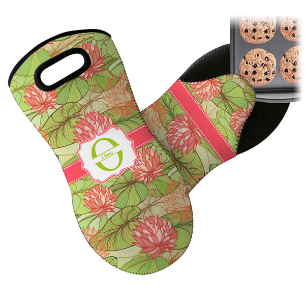Lily Pads Neoprene Oven Mitt