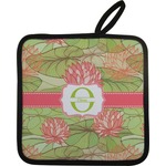 Lily Pads Pot Holder w/ Name and Initial