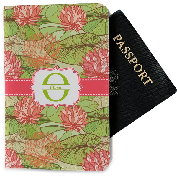 Custom Lily Pads Passport Holder - Fabric (Personalized)