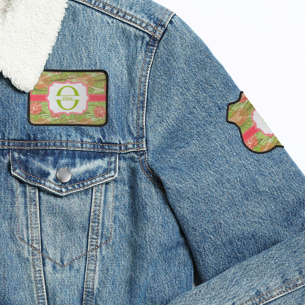 Lily Pads Patches Lifestyle Jean Jacket Detail