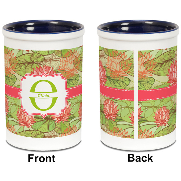 Lily Pads Pencil Holder - Blue - approval