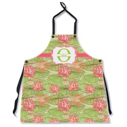 Lily Pads Apron Without Pockets w/ Name and Initial