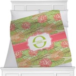 Lily Pads Minky Blanket - Twin / Full - 80"x60" - Double Sided (Personalized)
