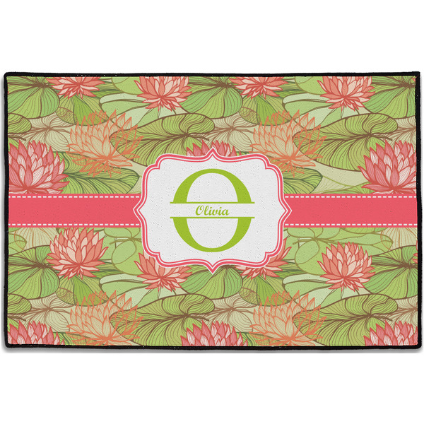 Custom Lily Pads Door Mat - 36"x24" (Personalized)