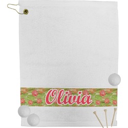 Lily Pads Golf Bag Towel (Personalized)