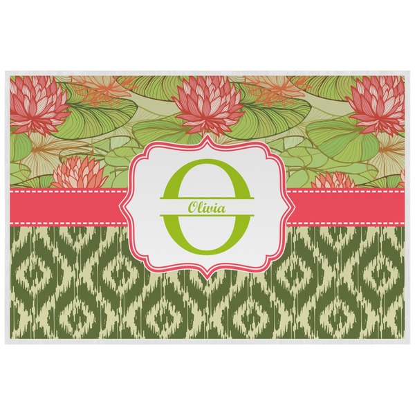Lily Pads Personalized Placemat (Back)