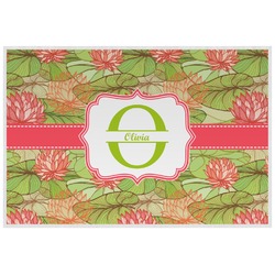 Lily Pads Laminated Placemat w/ Name and Initial