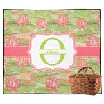 Lily Pads Outdoor Picnic Blanket (Personalized)