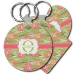 Lily Pads Plastic Keychain (Personalized)