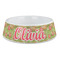Lily Pads Plastic Dog Bowl - Large (Personalized)