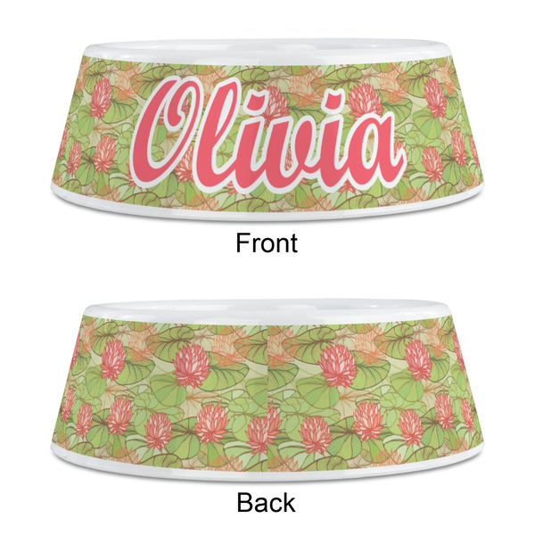 Lily Pads Plastic Pet Bowls - Medium - APPROVAL