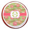 Lily Pads Printed Icing Circle - Large - On Cookie