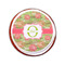 Lily Pads Printed Icing Circle - Small - On Cookie