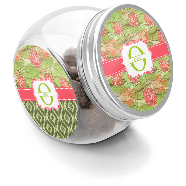 Custom Lily Pads Puppy Treat Jar (Personalized)