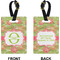 Lily Pads Rectangle Luggage Tag (Front + Back)