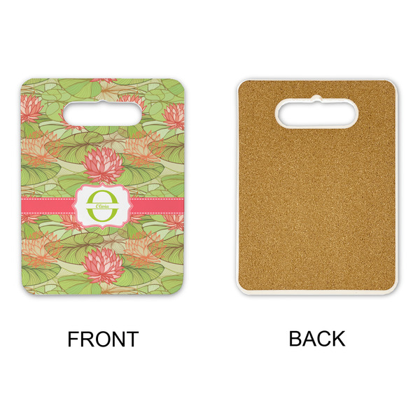 Lily Pads Rectangle Trivet with Handle - APPROVAL