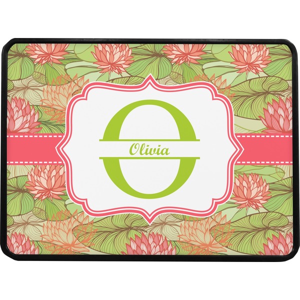 Lily Pads Rectangular Trailer Hitch Cover (Personalized)