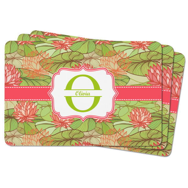 Lily Pads Rectangular Fridge Magnet - THREE