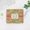Lily Pads Rectangular Mouse Pad - LIFESTYLE 2