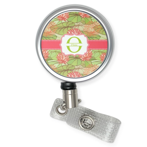 Custom Lily Pads Retractable Badge Reel (Personalized)