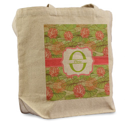 Lily Pads Reusable Cotton Grocery Bag (Personalized)