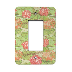 Lily Pads Rocker Style Light Switch Cover (Personalized)