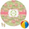 Lily Pads Round Beach Towel (Personalized)