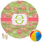 Lily Pads Round Beach Towel (Personalized)