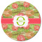 Lily Pads Round Fridge Magnet - FRONT
