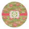 Lily Pads Round Linen Placemats - FRONT (Double Sided)