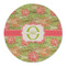 Lily Pads Round Linen Placemats - FRONT (Single Sided)