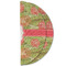 Lily Pads Round Linen Placemats - HALF FOLDED (double sided)