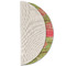 Lily Pads Round Linen Placemats - HALF FOLDED (single sided)