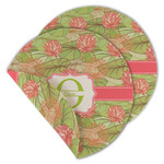 Lily Pads Round Linen Placemat - Double Sided (Personalized)