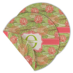 Lily Pads Round Linen Placemat - Double Sided - Set of 4 (Personalized)