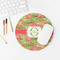 Lily Pads Round Mousepad - LIFESTYLE 2