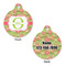 Lily Pads Round Pet ID Tag - Large - Approval