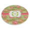 Lily Pads Round Stone Trivet - Angle View