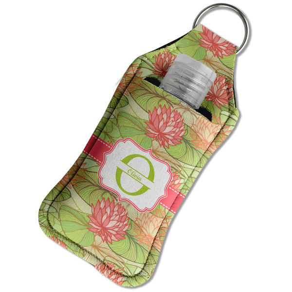 Lily Pads Sanitizer Holder Keychain - Large in Case