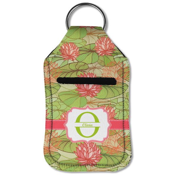 Lily Pads Sanitizer Holder Keychain - Small (Front Flat)