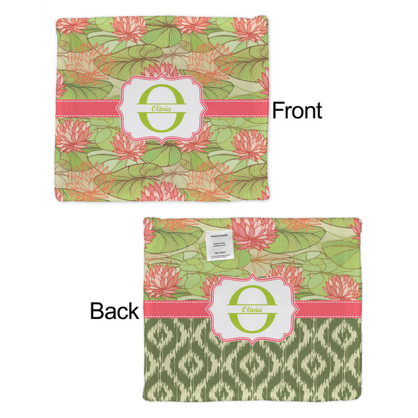 Lily Pads Security Blanket - Front & Back View