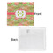 Lily Pads Security Blanket - Front & White Back View