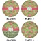 Lily Pads Set of Lunch / Dinner Plates (Approval)