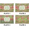 Lily Pads Set of Rectangular Dinner Plates (Approval)
