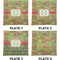 Lily Pads Set of Square Dinner Plates (Approval)