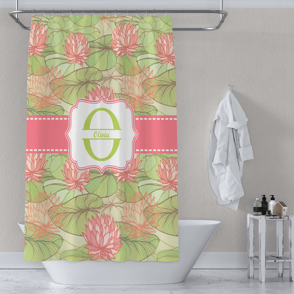 Lily Pads Shower Curtain Lifestyle