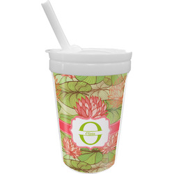 Lily Pads Sippy Cup with Straw (Personalized)